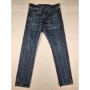 Levis 520 Taper Jeans Kids Size 16 Regular Dark Wash Denim 28x28 528390003